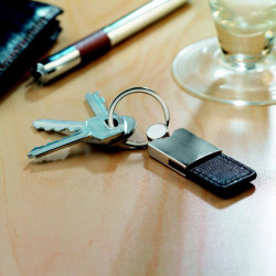 PU and metal key ring