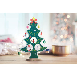 Wooden xmas tree decoration