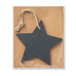 Slate xmas hanger star