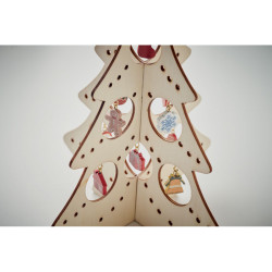 Wooden Xmas tree decoration