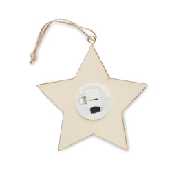 MDF star with light