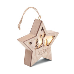 MDF star with light