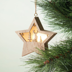 MDF star with light