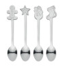 Set of 4 Christmas tea spoon