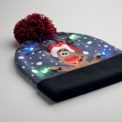 Christmas knitted beanie LED