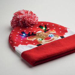 Christmas knitted beanie LED