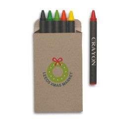 Carton of 6 wax crayons