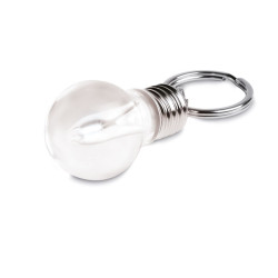 Light bulb shape key ring