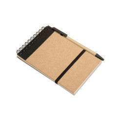 A6 recycled notepad with pen