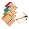 A6 recycled notepad with pen