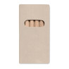 6 coloured pencils in box