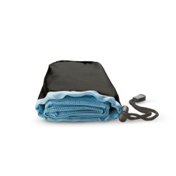 Sport towel in nylon pouch