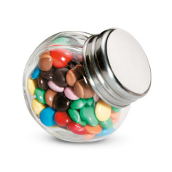 Chocolates in glass holder