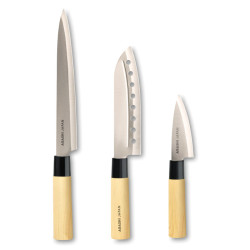 Japanese style knife set