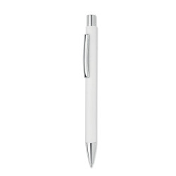 Recycled paper push ball pen