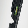 Spirit level pen with ruler