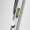 Spirit level pen with ruler