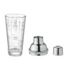 Glass cocktail shaker 400 ml