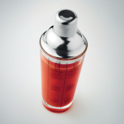 Glass cocktail shaker 400 ml