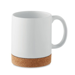 Sublimation ceramic cork mug