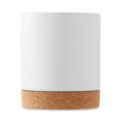 Sublimation ceramic cork mug