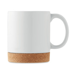 Sublimation ceramic cork mug