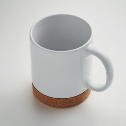 Sublimation ceramic cork mug