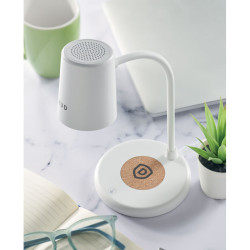 Wireless charger, lamp speaker