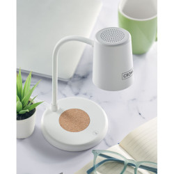 Wireless charger, lamp speaker