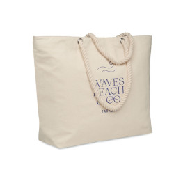 Beach cooler bag in cotton