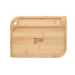 Meal plate in bamboo