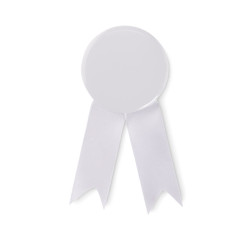 Ribbon style badge pin