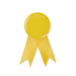 Ribbon style badge pin