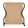 Jute drawstring bag