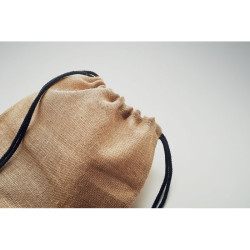 Jute drawstring bag