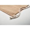 Jute drawstring bag