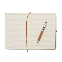 Recycled leather notebook set