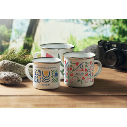 Enamel layer sublimation mug