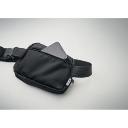 300D RPET polyester waist bag