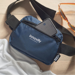 300D RPET polyester waist bag