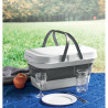 Collapsible picnic basket