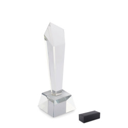 Crystal award in a gift box