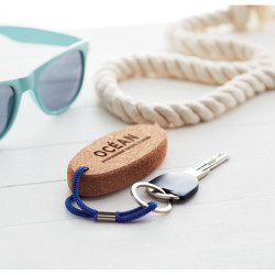 Floating cork key ring