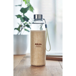 Glass bottle in pouch 500ml