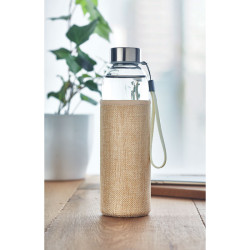 Glass bottle in pouch 500ml