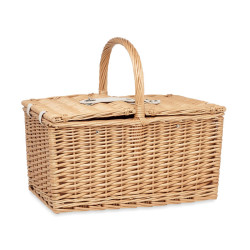 Wicker picnic basket 4 people