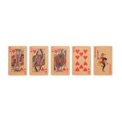 Recycled paper playing cards