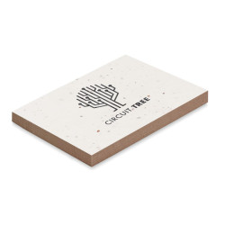 Grass/seed paper memo pad