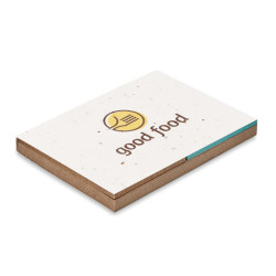 Grass/seed paper memo pad