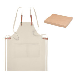 Organic cotton apron 340 gr/m²